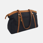 Borsa a Spalla in Pvc Nero