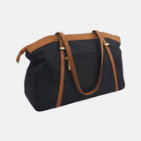 Borsa a Spalla in Pvc Nero