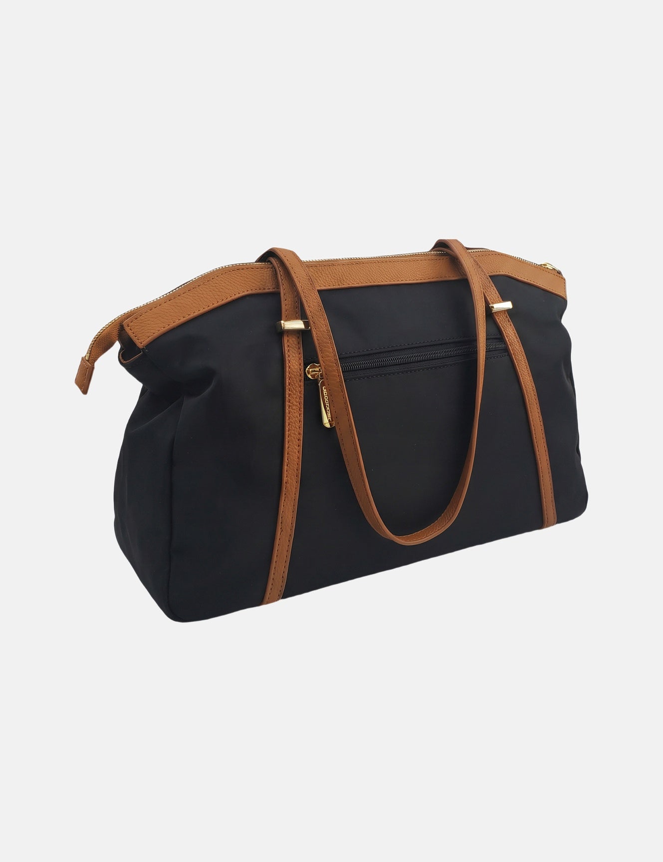 Borsa a Spalla in Pvc Nero