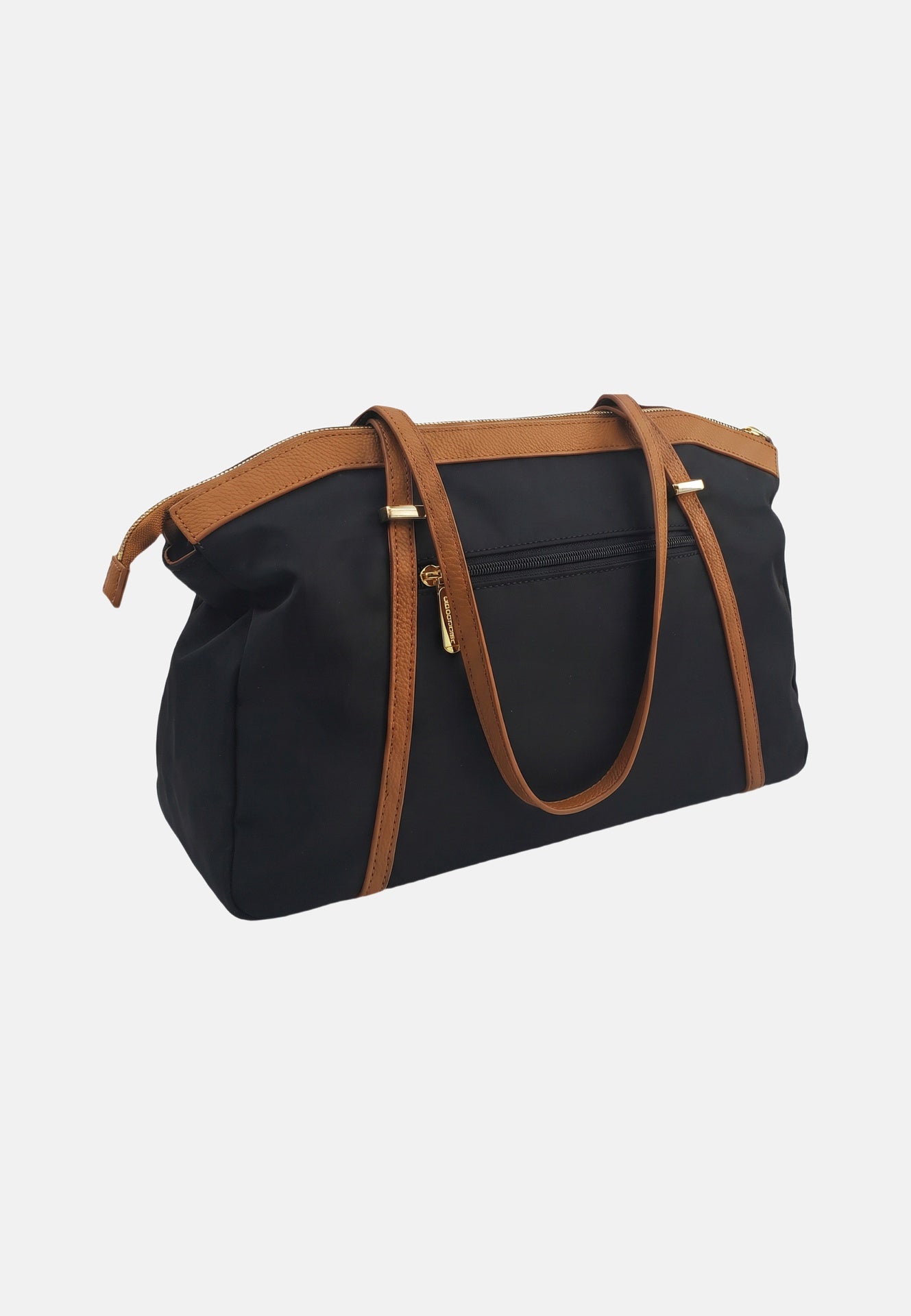 Borsa a Spalla in Pvc Nero