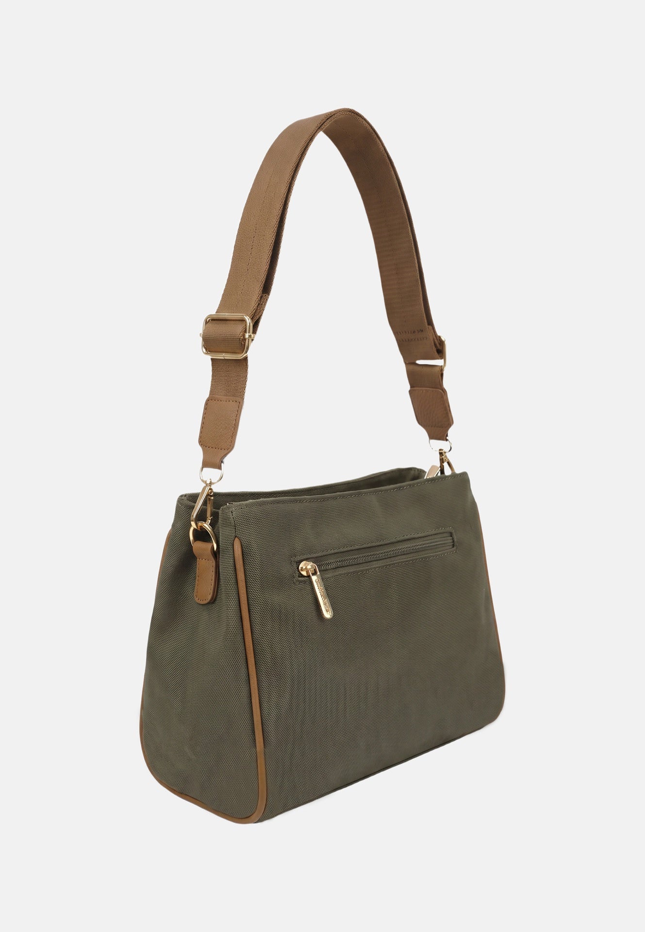 Borsa a Spalla in Pvc Verde