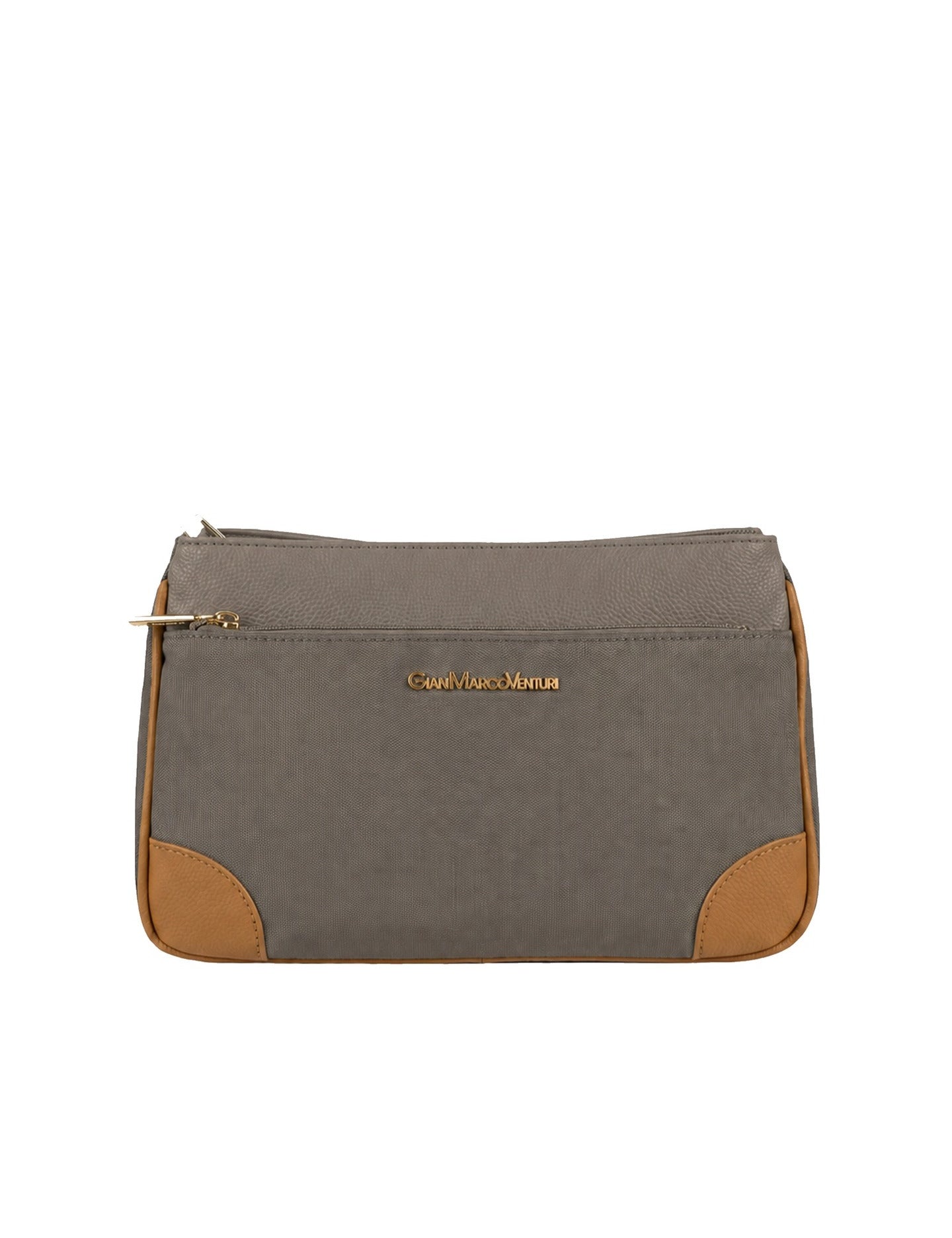 Borsa a Spalla in Pvc Verde Militare