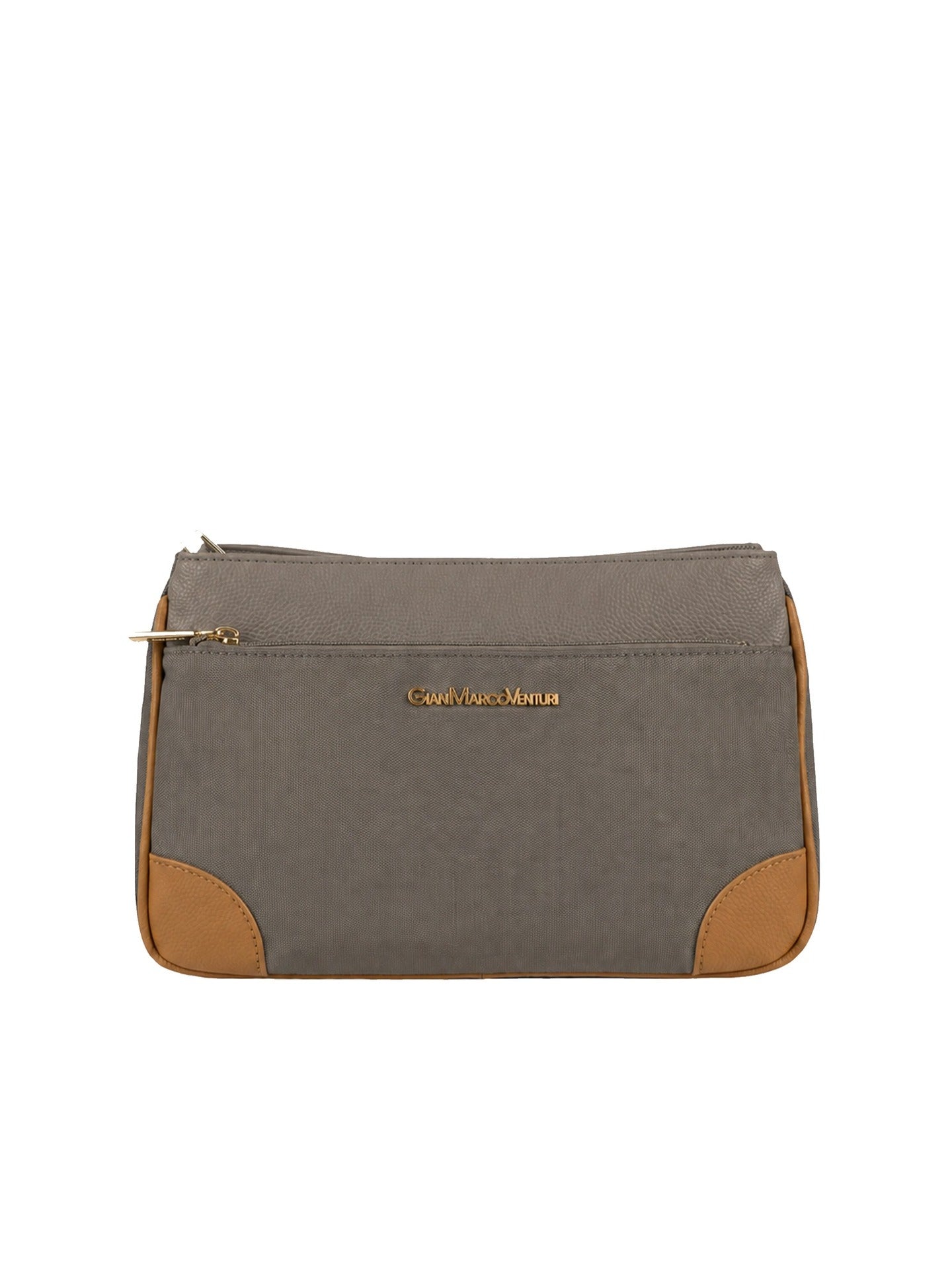 Borsa a Spalla in Pvc Verde Militare