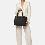 Borsa a Spalla in Pvc Nero