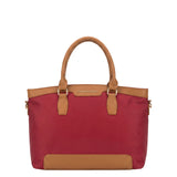 Borsa a Spalla in Pvc Rosso