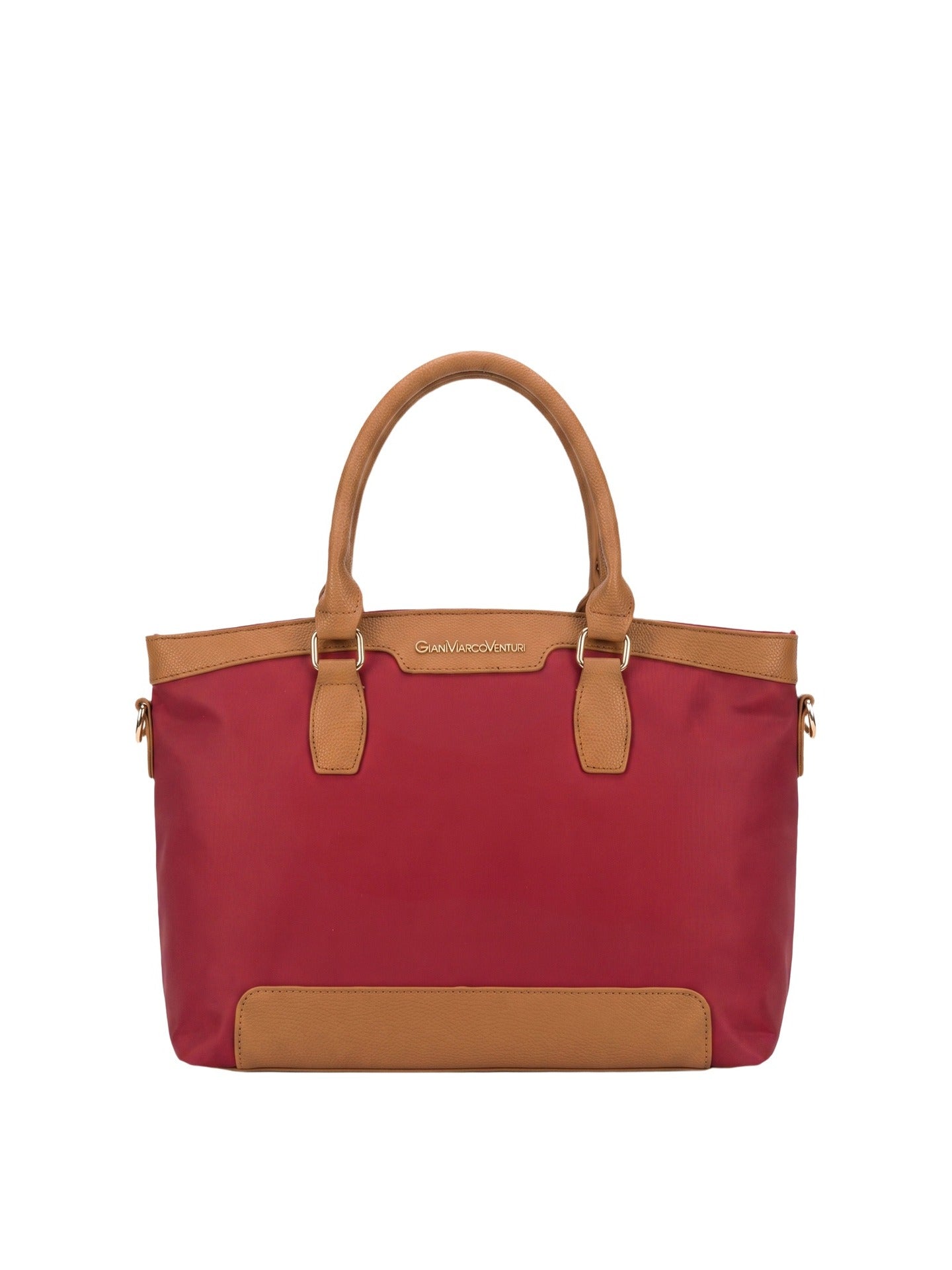 Borsa a Spalla in Pvc Rosso