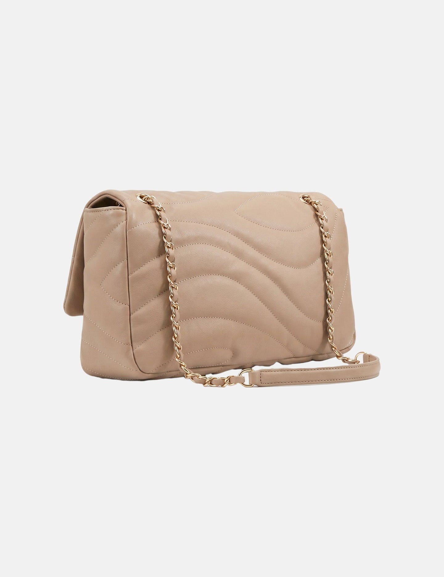 Borsa a Spalla in Pelle Vegana Cognac