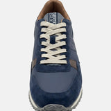 Sneakers Platform in Pelle Vegana Grigio