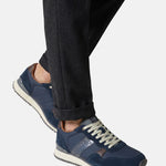 Sneakers Platform in Pelle Vegana Grigio