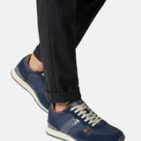Sneakers Platform in Pelle Vegana Grigio