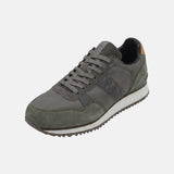 Sneakers Platform in Pelle Vegana Nero