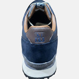 Sneakers Platform in Pelle Vegana Grigio