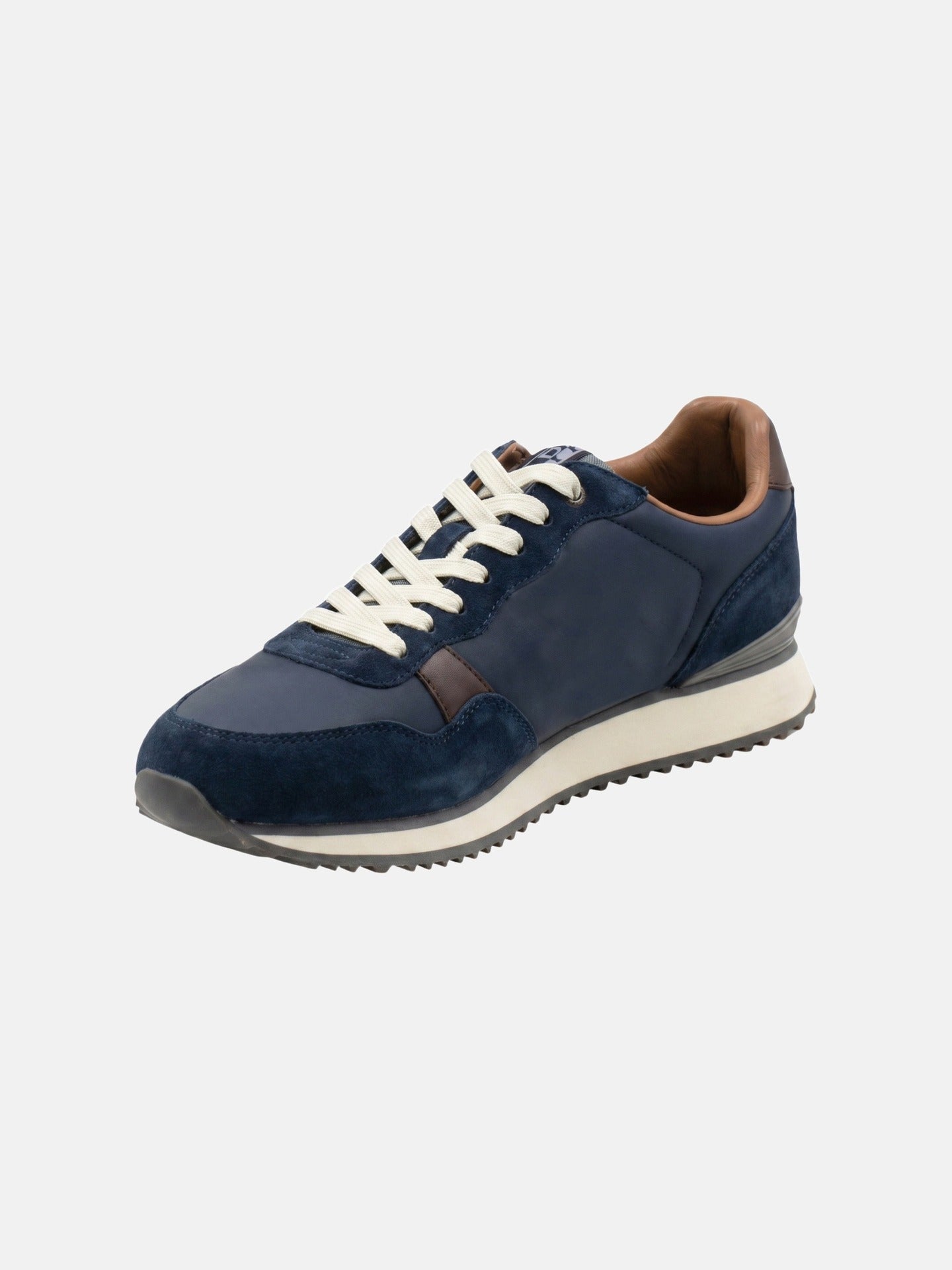 Sneakers Platform in Pelle Vegana Grigio