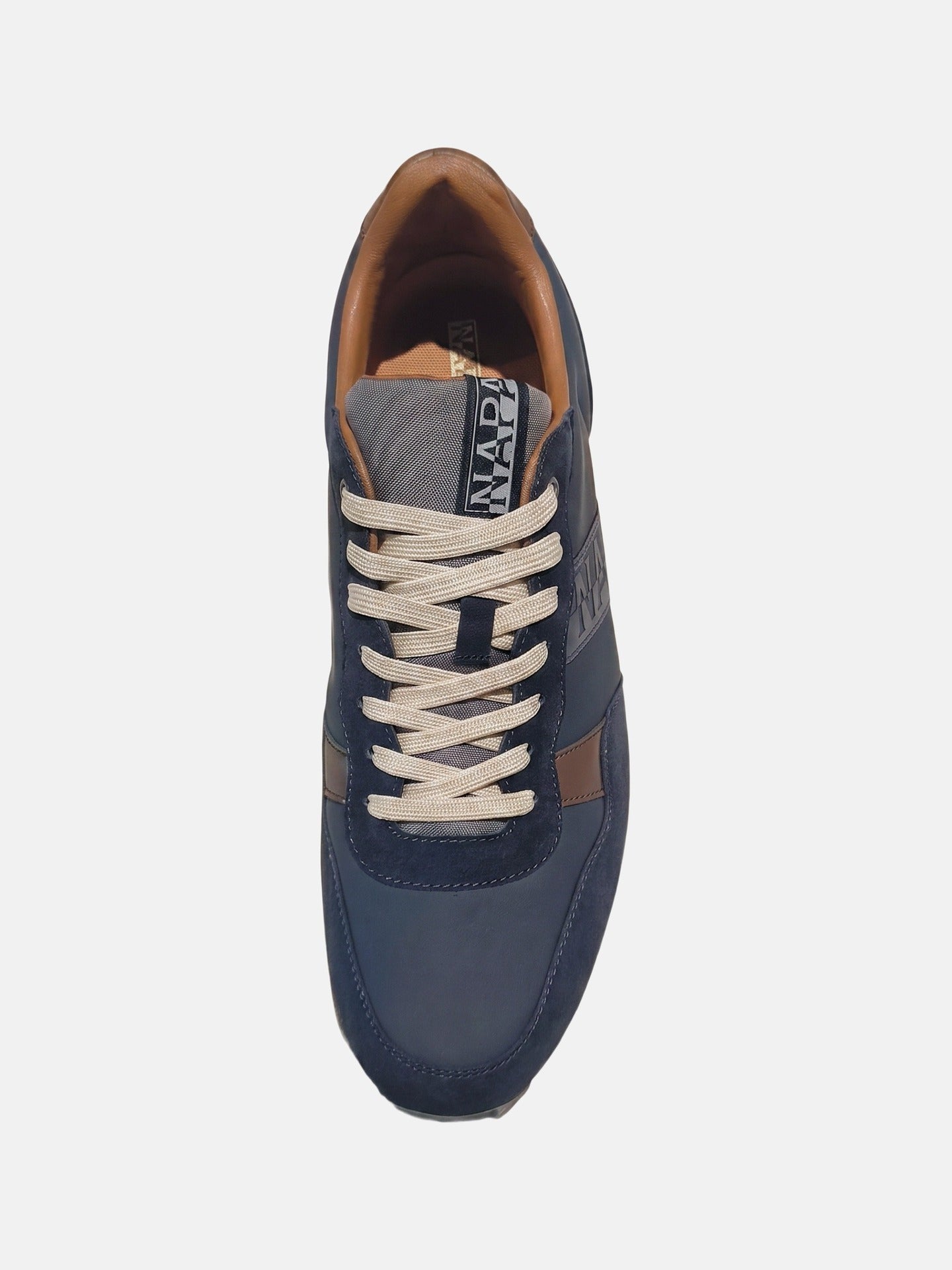 Sneakers Platform in Pelle Vegana Grigio