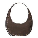 Borsa a Mano in Pelle Vegana Marrone