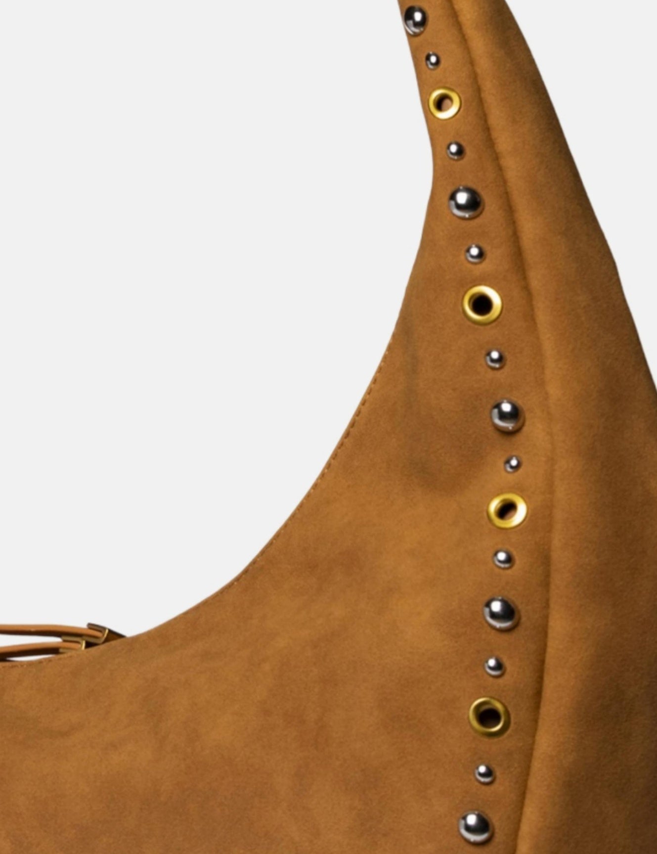 Borsa a Mano in Pelle Vegana Cognac