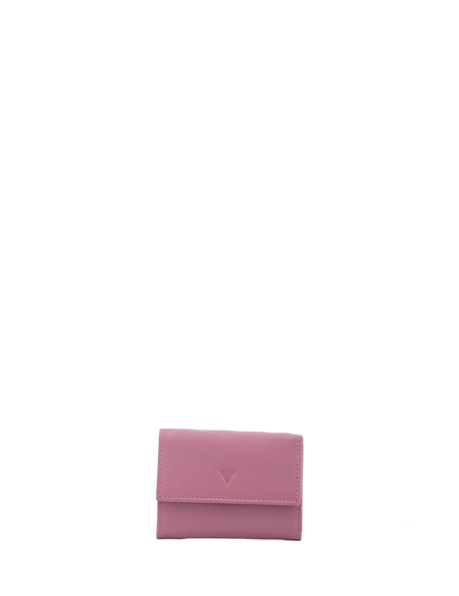 Portafoglio in Vera Pelle Rosa