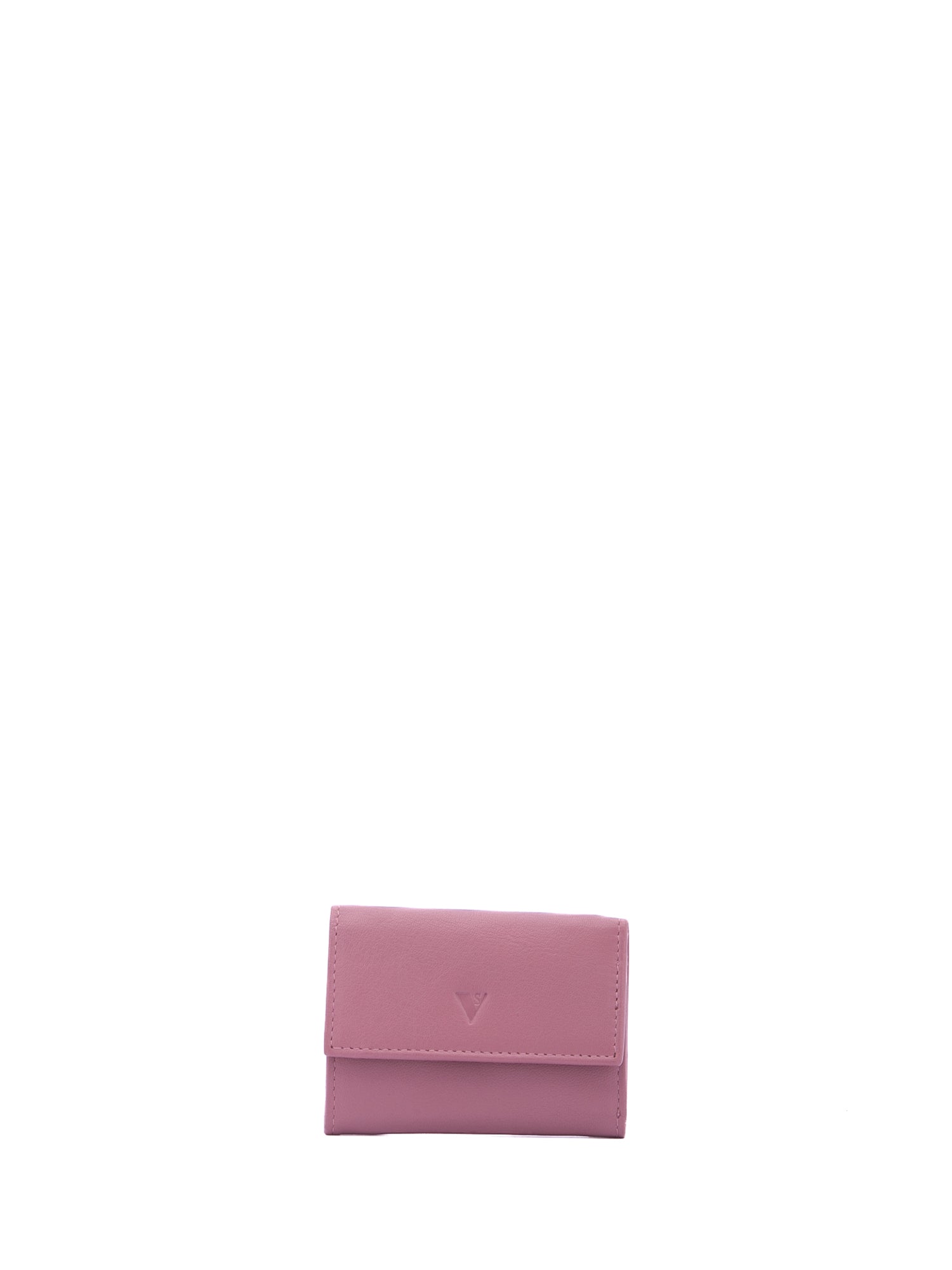 Portafoglio in Vera Pelle Rosa