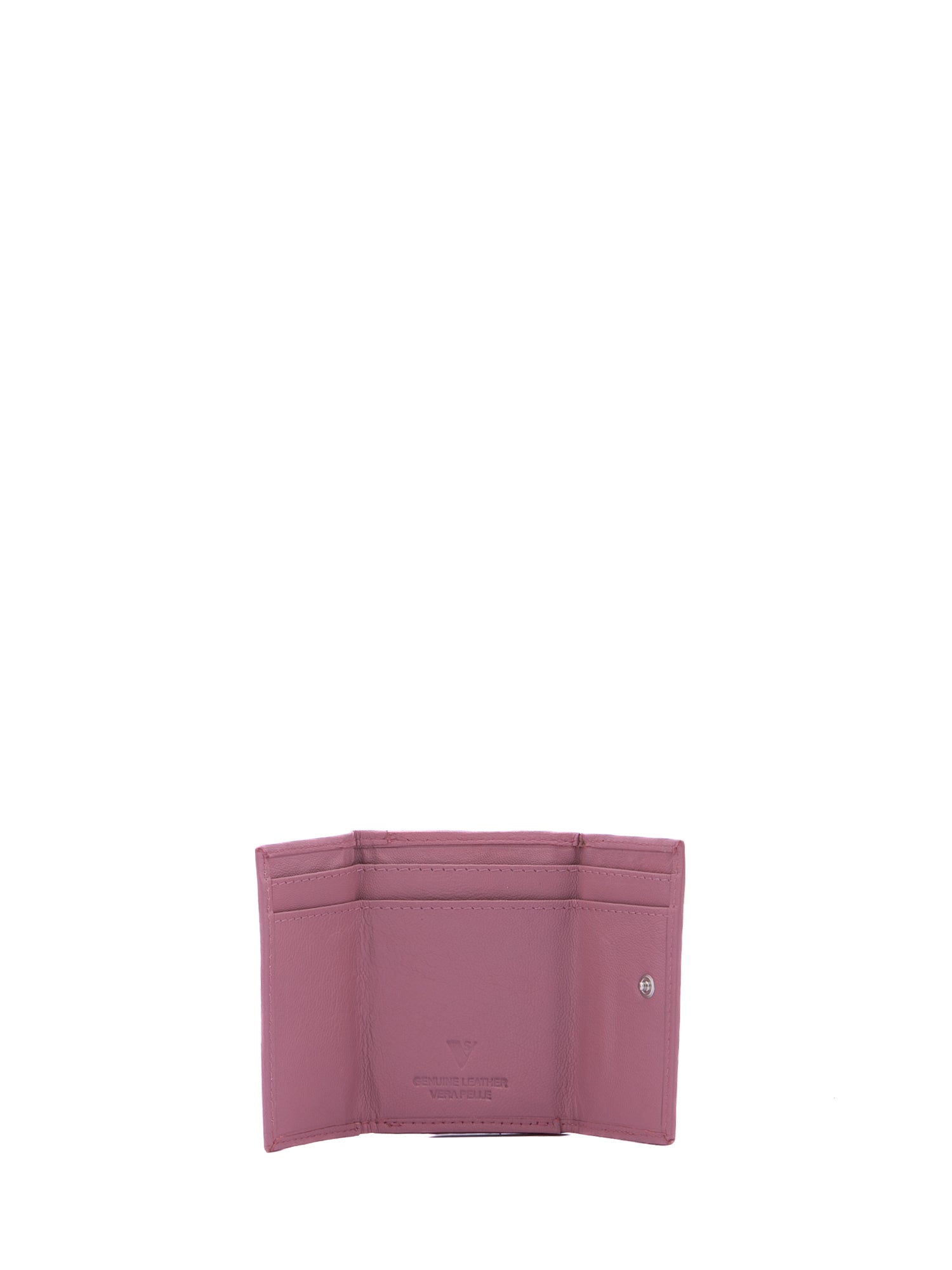 Portafoglio in Vera Pelle Rosa