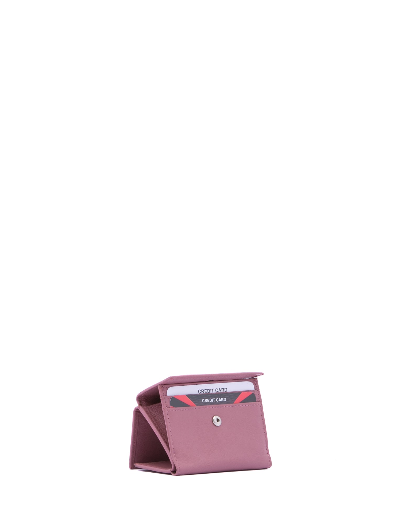 Portafoglio in Vera Pelle Rosa