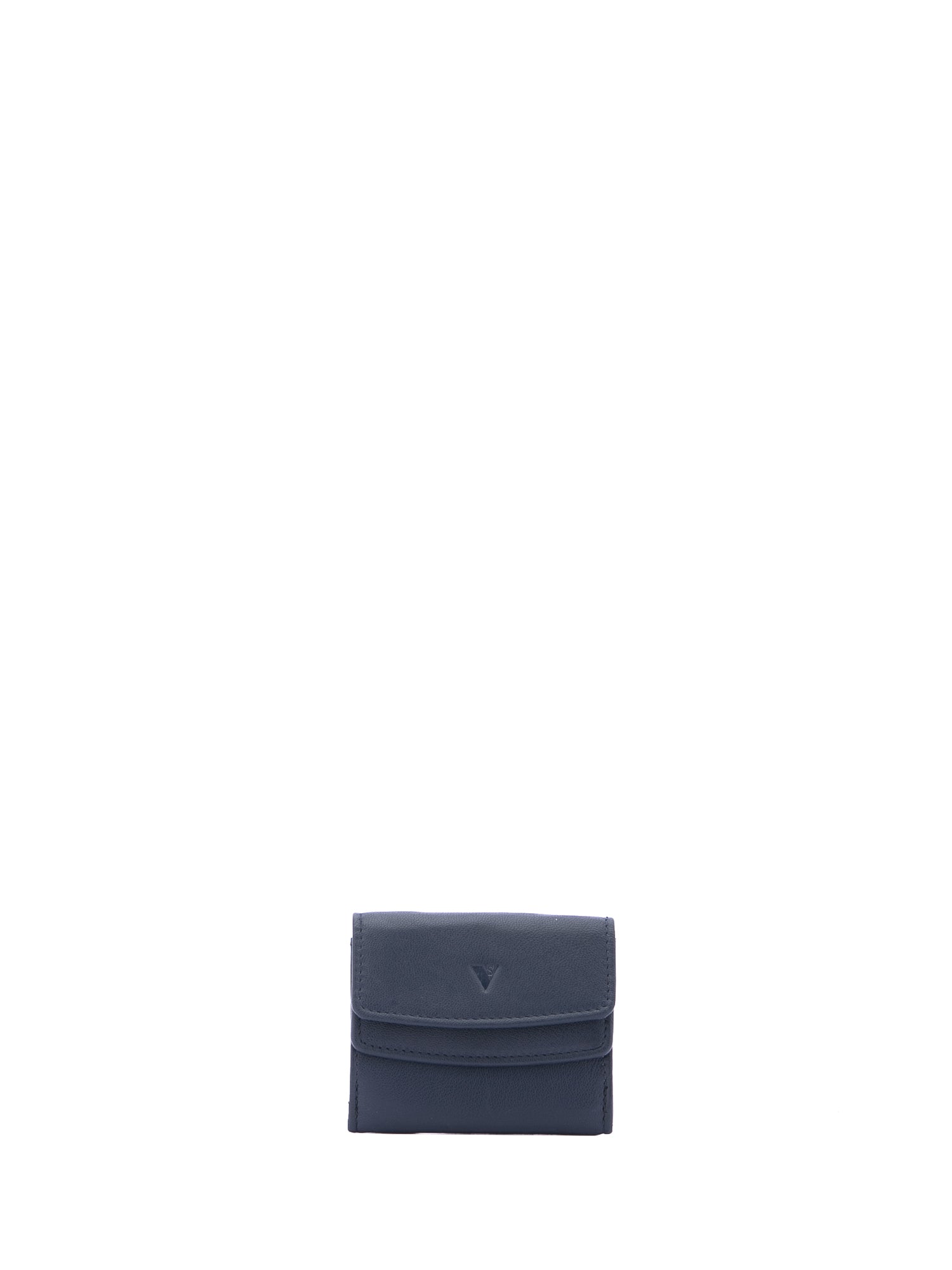 Portafoglio in Vera Pelle Blu