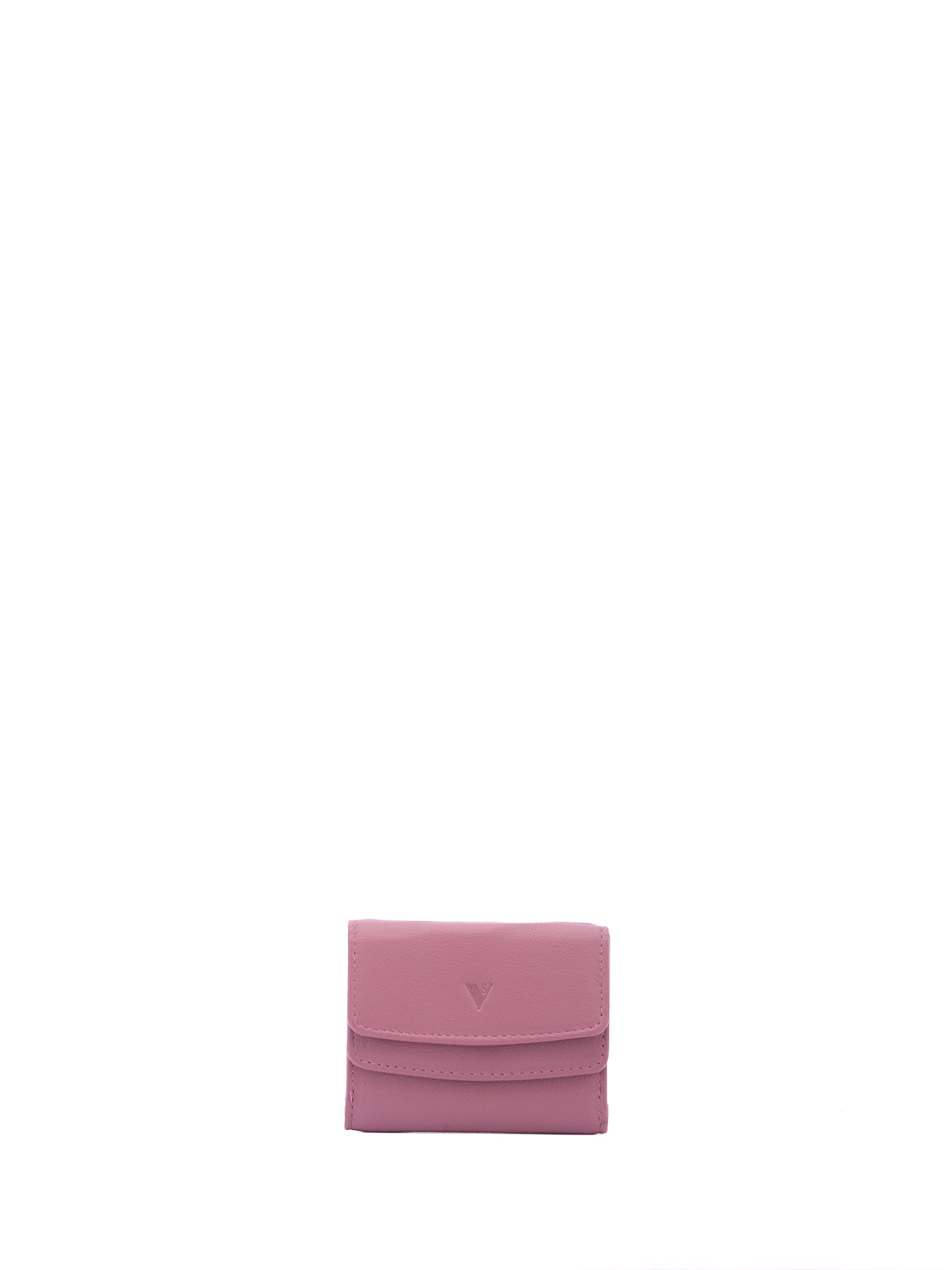 Portafoglio in Vera Pelle Rosa