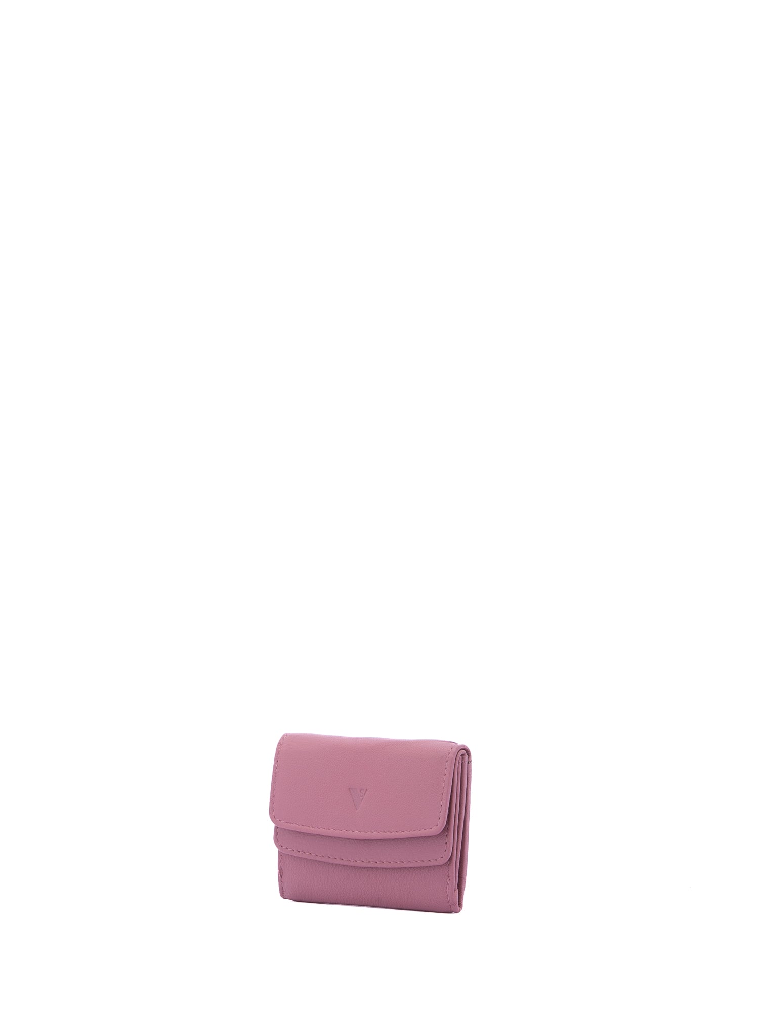 Portafoglio in Vera Pelle Rosa