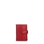 Portafoglio in Vera Pelle Rosso