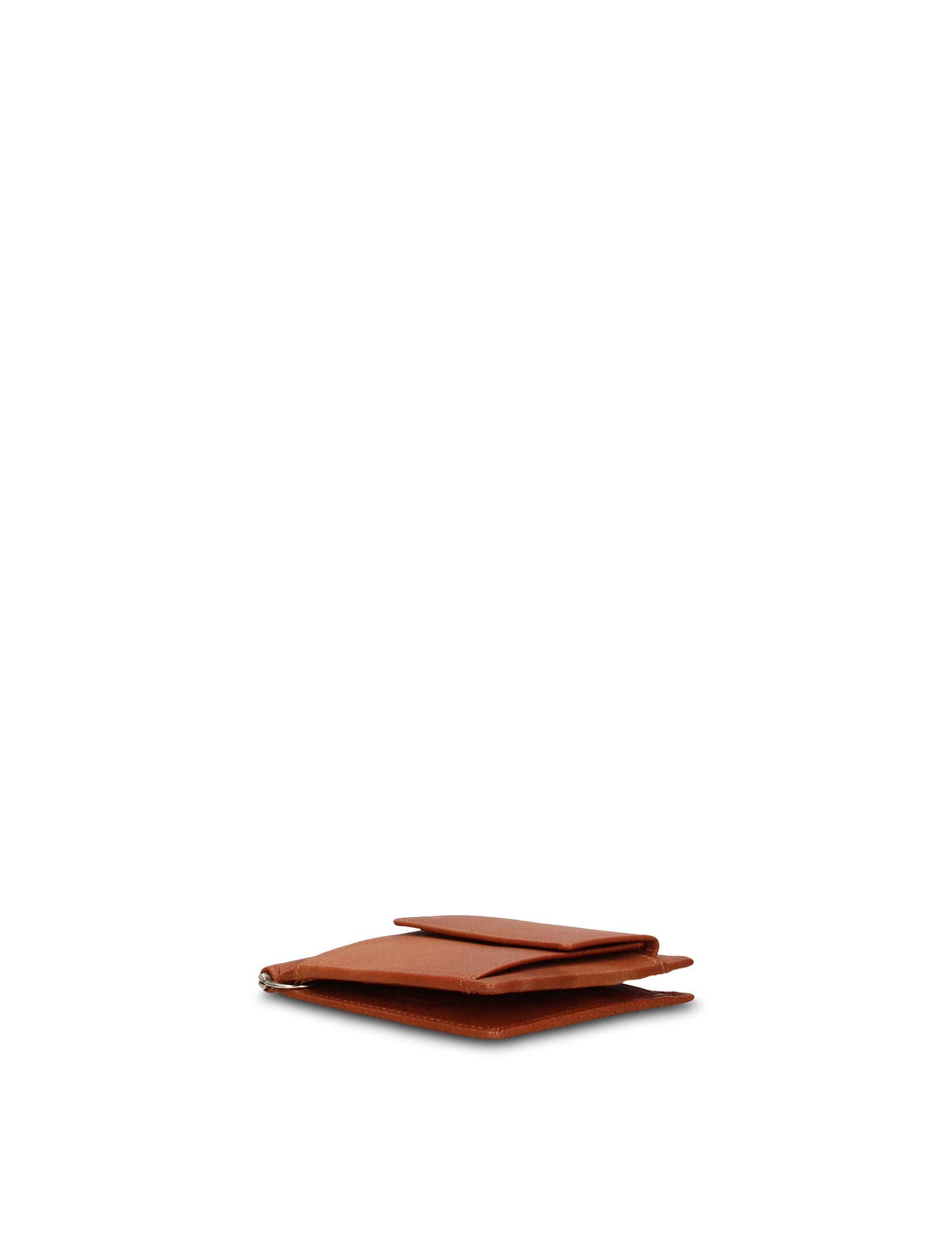 Portafoglio in Vera Pelle Cognac