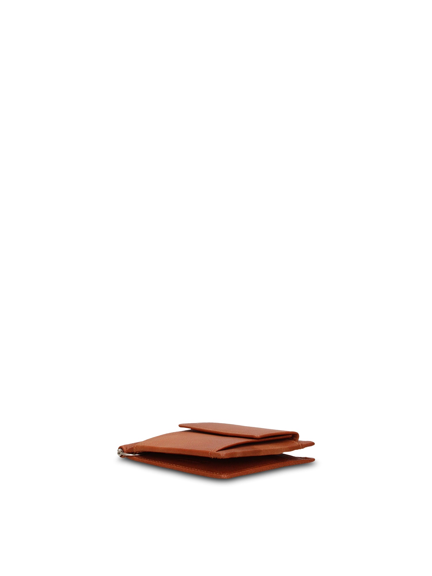 Portafoglio in Vera Pelle Cognac