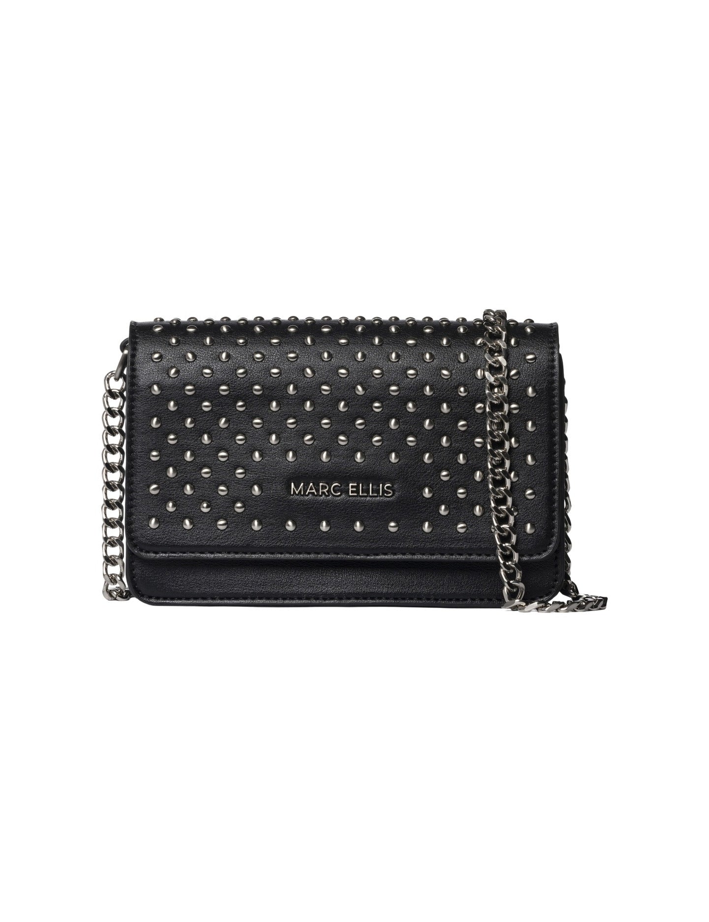 Borsa a Spalla in Pelle Vegana Nero