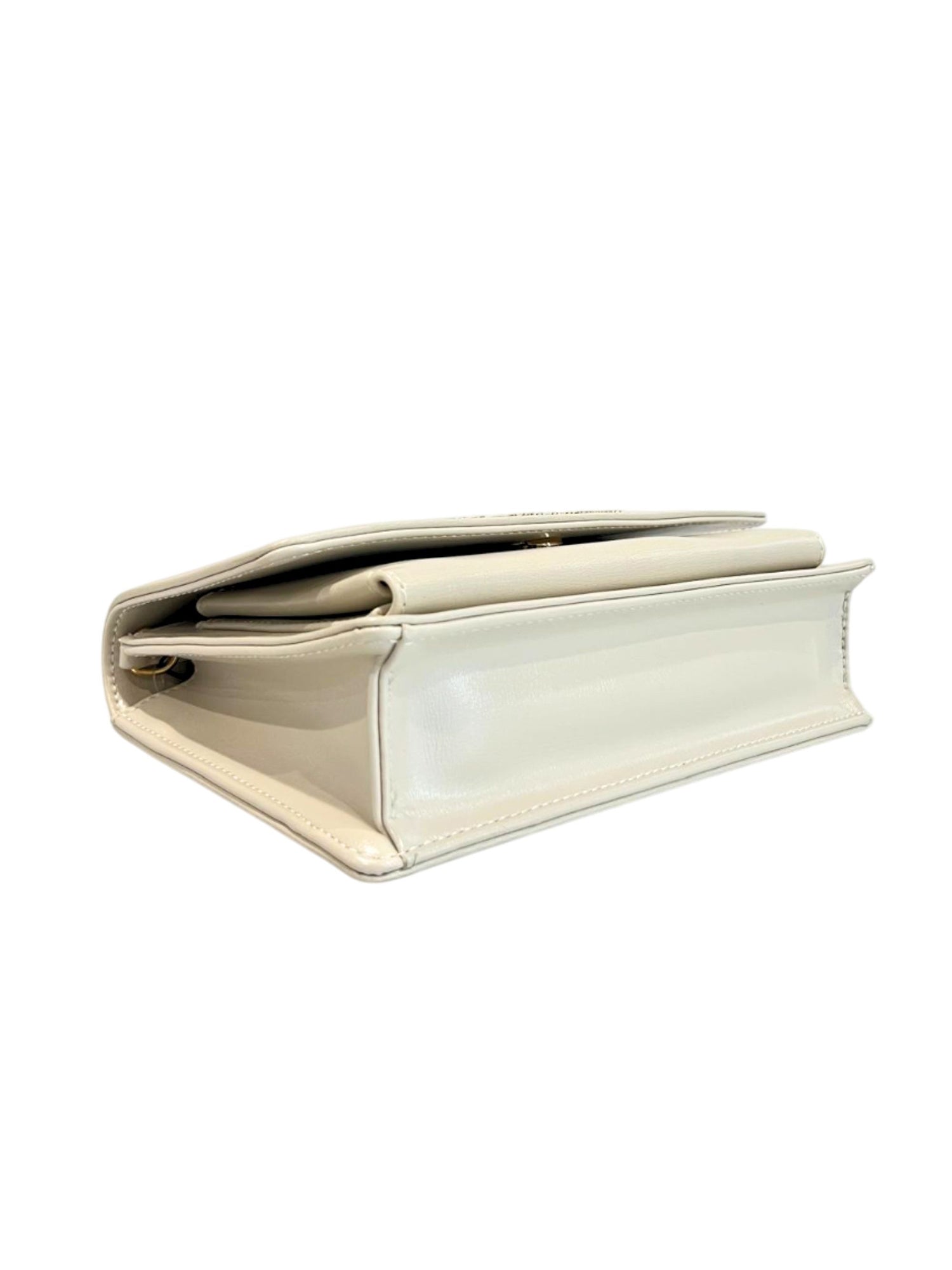 Borsa a Tracolla in Polyurethane Beige