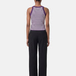 Top in 63% Viscosa 37% Poliammide Viola