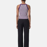 Top in 63% Viscosa 37% Poliammide Viola