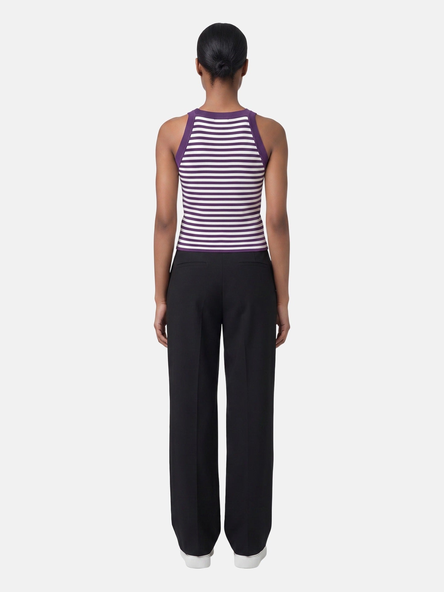 Top in 63% Viscosa 37% Poliammide Viola
