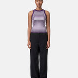 Top in 63% Viscosa 37% Poliammide Viola