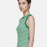 Top in 63% Viscosa 37% Poliammide Verde