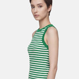 Top in 63% Viscosa 37% Poliammide Verde