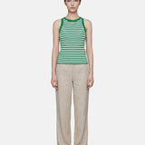 Top in 63% Viscosa 37% Poliammide Verde