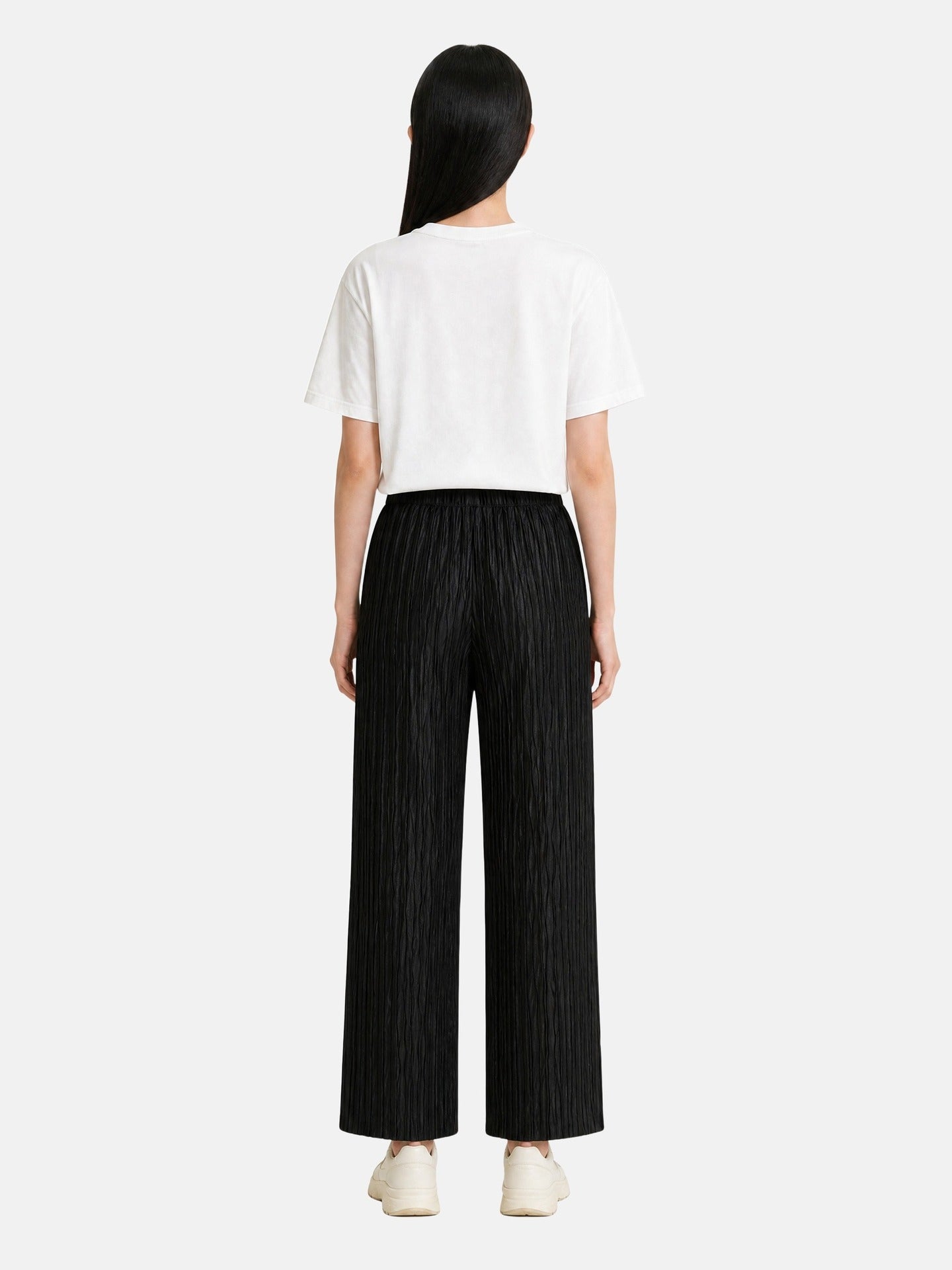 Pantaloni in Poliestere Nero