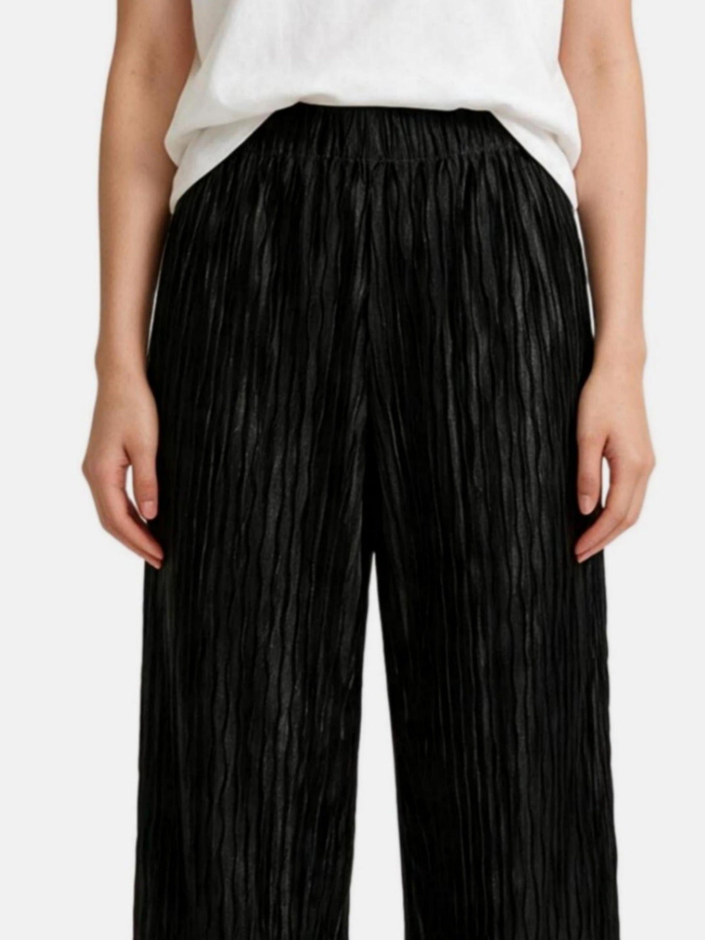 Pantaloni in Poliestere Nero