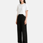Pantaloni in Poliestere Nero