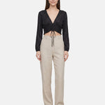 Blusa in Poliestere Nero