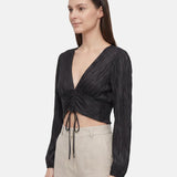 Blusa in Poliestere Nero