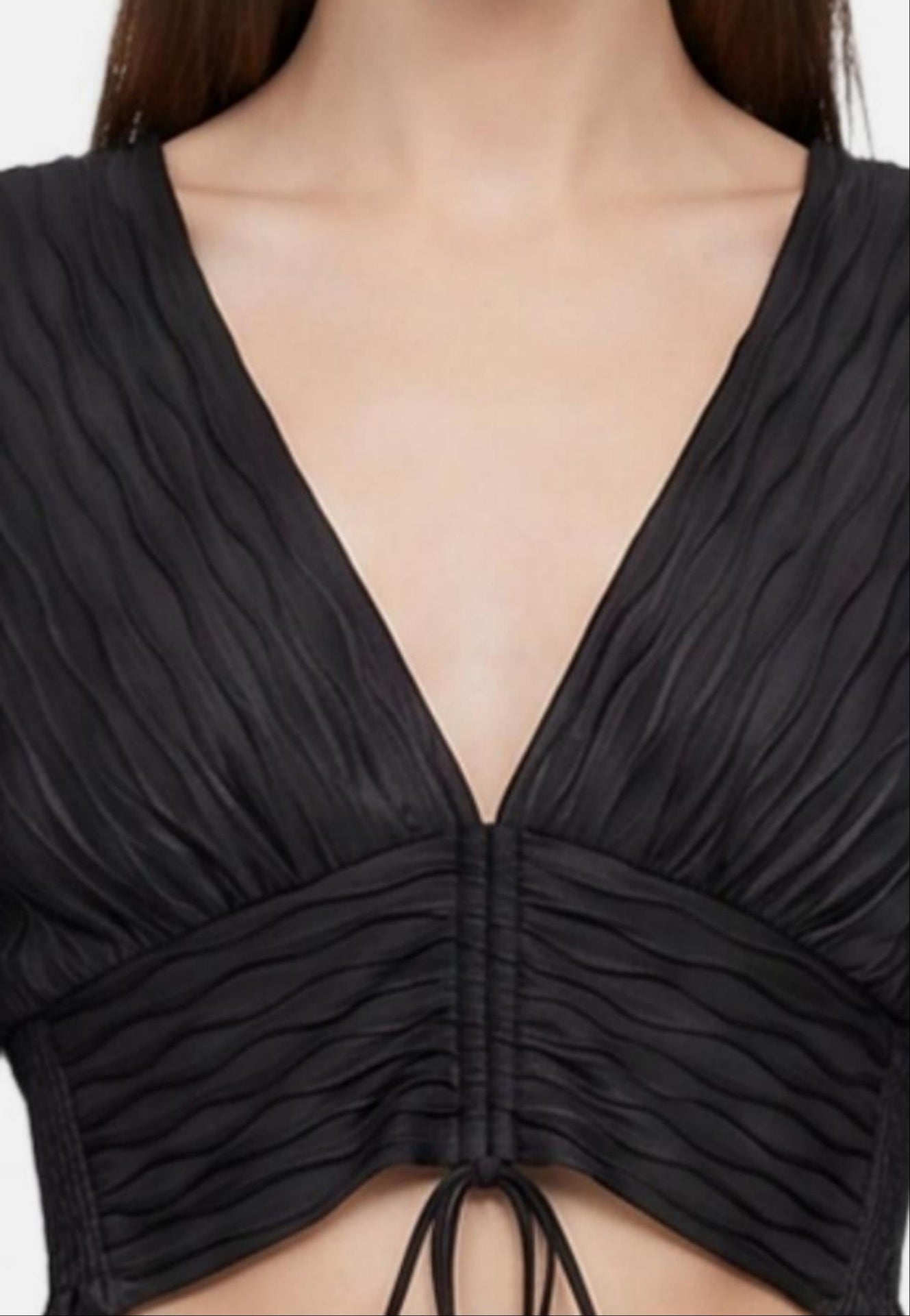 Blusa in Poliestere Nero