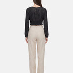 Blusa in Poliestere Nero