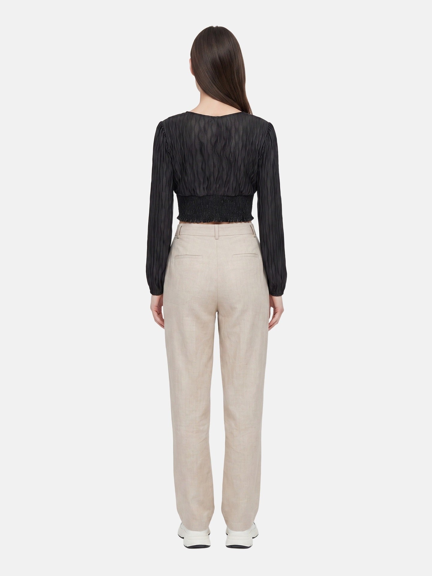 Blusa in Poliestere Nero