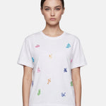 T-shirt in Cotone Bianco