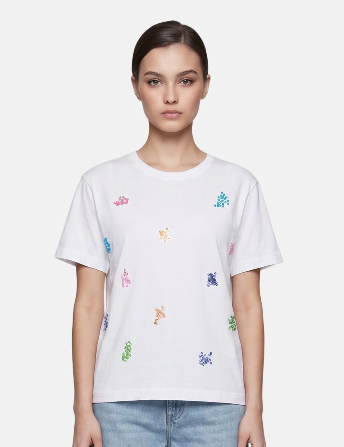 T-shirt in Cotone Bianco