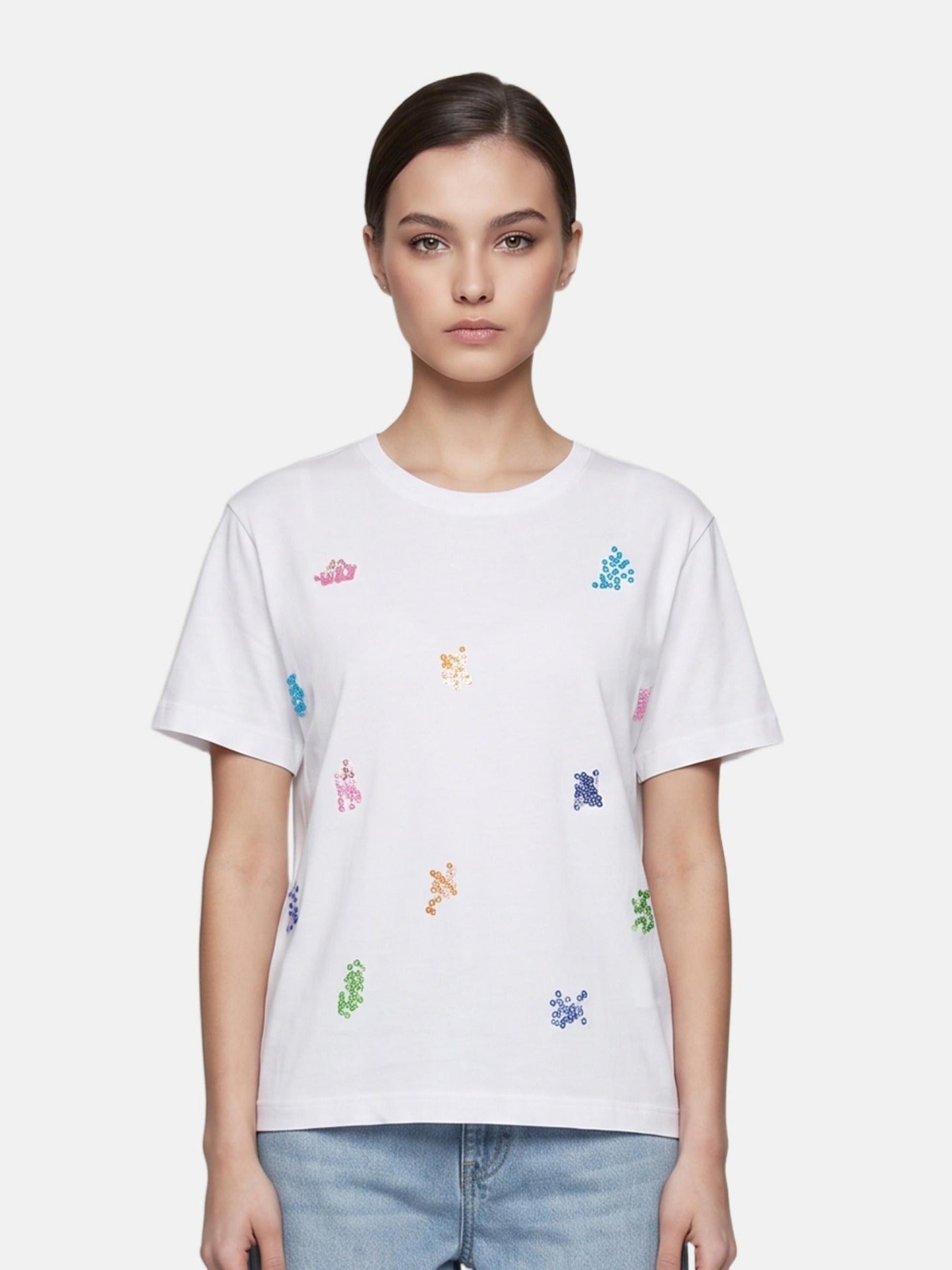 T-shirt in Cotone Bianco